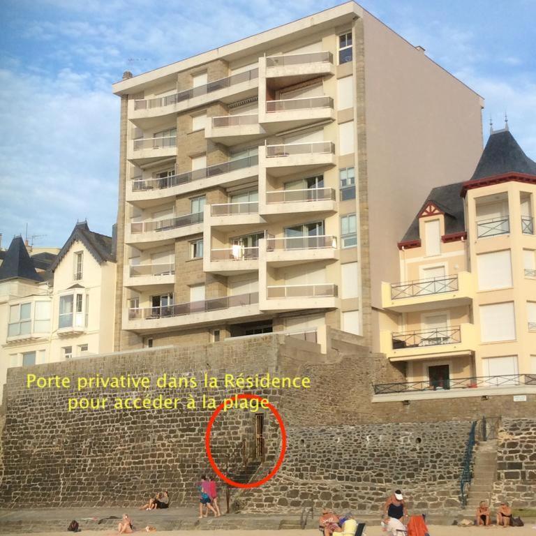 Appartement Les Pieds Dans L'Eau - Residence Sur La Plage Σεν Μαλό Εξωτερικό φωτογραφία